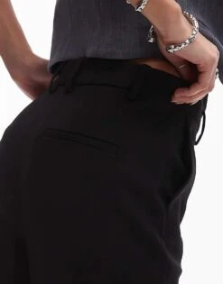 Mango Wide Leg Flare Trousers In Black For Women -Mango Sales 207298775 5