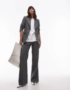 Mango Salt And Pepper Co-ord In Grey