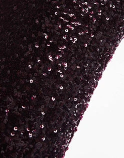 Mango Sequin Midi Skirt In Burgundy For Women -Mango Sales 207583289 5