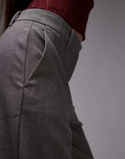 Mango Herringbone Stripe Trouser In Brown For Women -Mango Sales 207627975 5