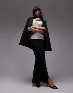 Mango Drape Neck Silk Top In White For Women -Mango Sales 207631657 4