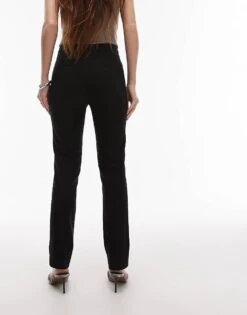 Mango Slim Tailored Trouser In Black For Women -Mango Sales 207801574 3