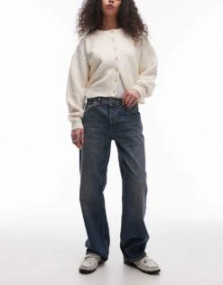 Mango Straight Leg Jean In Vintage Blue For Women -Mango Sales 207880730 1 vintageblue 1