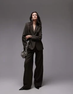 Mango Slouchy Tailored Co-ord In Washed Khaki -Mango Sales 207880800 1 khaki