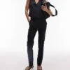 Mango Slim Tailored Trouser In Navy For Women