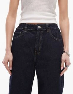 Mango Raw Hem Straight Leg Jean In Indigo Blue For Women -Mango Sales 207880882 4