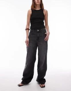 Mango Raw Hem Straight Leg Jean In Black For Women -Mango Sales 207881014 1 black 1