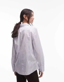 Mango Classic Shirt In Light Blue For Women -Mango Sales 207881156 4