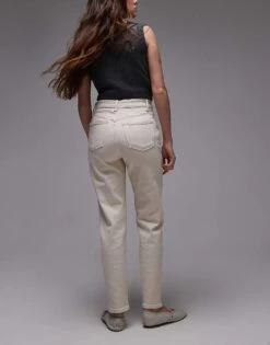 Mango Relaxed Mom Jeans In White For Women -Mango Sales 207957937 3