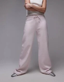 Mango Super Soft Slouchy Jogger Co Ord In Pale Pink For Women -Mango Sales 207988797 3