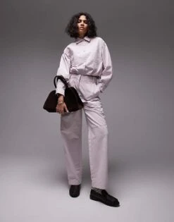 Mango Lightweight Co-ord In Pale Pink