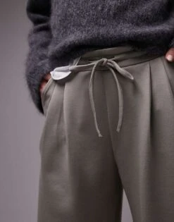 Mango Flared Jogger In Pale Green For Women -Mango Sales 207988889 2