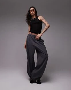 Mango Ribbed Racer Neck Vest In Black For Women -Mango Sales 207988944 4