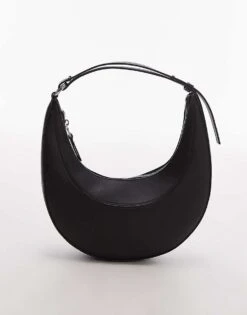 Mango Rounded Shoulder Bag In Black For Women -Mango Sales 208010725 3