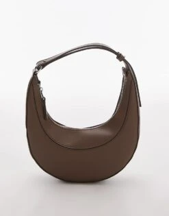Mango Rounded Shoulder Bag In Brown For Women -Mango Sales 208010728 4