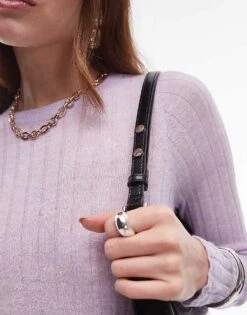 Mango Squared Shoulder Bag In Black For Women -Mango Sales 208047411 3