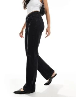 Mango Straight Leg Jeans In Black For Women -Mango Sales 208072788 1 black 1