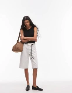 Mango High Crew Neck Vest In Black For Women -Mango Sales 208126283 4