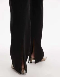 Mango Capsule Flare Leg Trouser Co-ord In Black For Women -Mango Sales 208126359 5