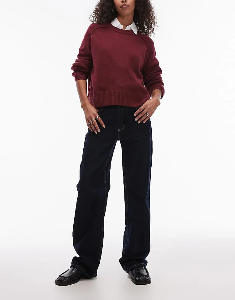 Mango Slim Jeans In Dark Blue For Women 1 Mango Slim Jeans In Dark Blue For Women