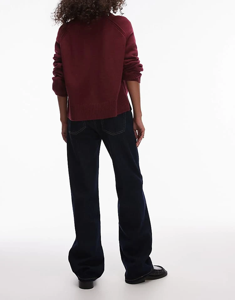 Mango Slim Jeans In Dark Blue For Women 2 Mango Slim Jeans In Dark Blue For Women - Image 2