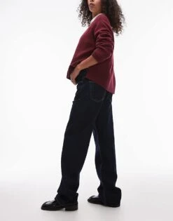 Mango Slim Jeans In Dark Blue For Women 8 Mango Slim Jeans In Dark Blue For Women -Mango Sales 208126885 3