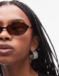 Mango Micro Tortoise Shell Sunglasses In Brown For Women -Mango Sales 208126914 3