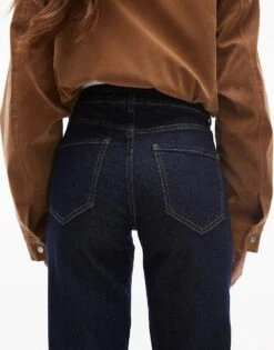 Mango Split Hem Flare Jean In Dark Blue For Women -Mango Sales 208126965 4