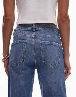 Mango Split Hem Flare Jean In Light Blue For Women -Mango Sales 208127057 4