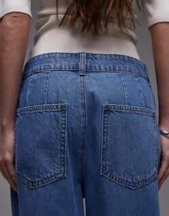 Mango Pleat Front Slouchy Jeans In Light Blue For Women -Mango Sales 208127213 4