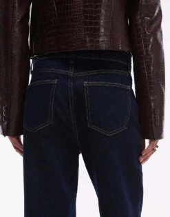 Mango Straight Leg Jean In Dark Blue For Women -Mango Sales 208147682 5