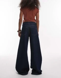 Mango Tie Waist Straight Leg Jean In Indigo For Women Indigo Blue -Mango Sales 208345436 3
