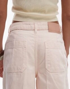 Mango Relaxed Straight Leg Jeans In Light Pink For Women -Mango Sales 208345472 4