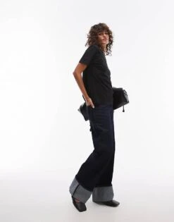 Mango Premium T-shirt In Black For Women -Mango Sales 208433274 4